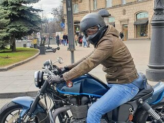 2013 Triumph Speedmaster, синий, 499000 рублей, вид 3