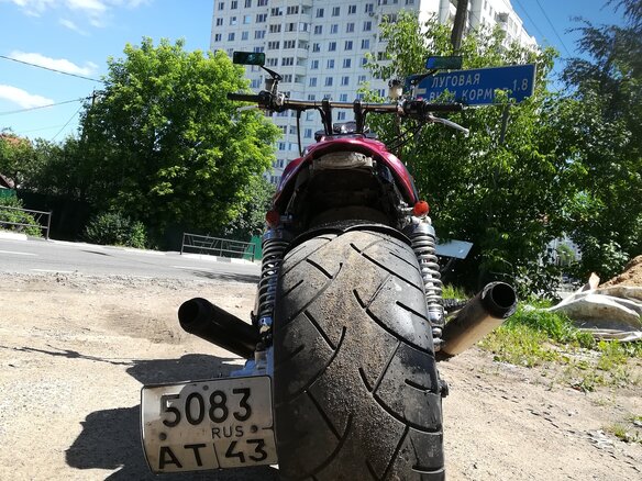 1995 Yamaha V-Max 1200, красный