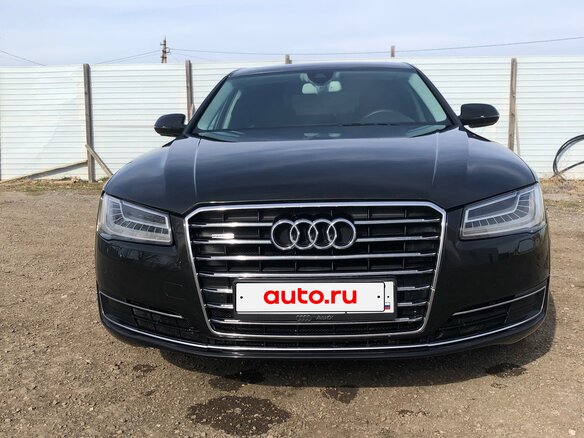 2013 Audi A8 III (D4) Рестайлинг, чёрный, 1450000 рублей - вид 1