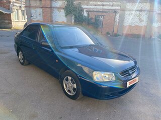 2008 Hyundai Accent ТагАЗ II, синий, 500000 рублей, вид 3