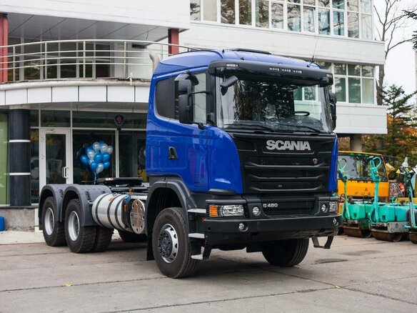 2018 Scania G-series, синий - вид 4