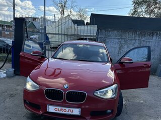 2013 BMW 1 серии 116i II (F20/F21), красный, 1400000 рублей, вид 4