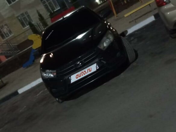 2016 Lada (ВАЗ) Vesta I, чёрный