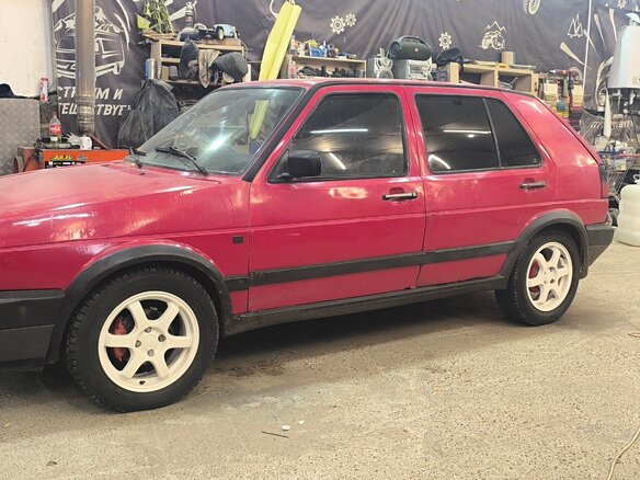 1988 Volkswagen Golf II, красный, 160000 рублей - вид 2
