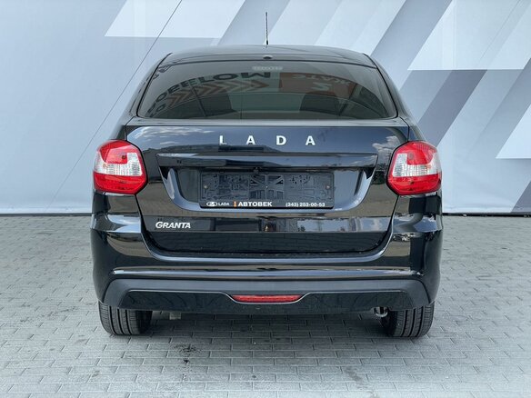 2019 Lada (ВАЗ) Granta I Рестайлинг, чёрный - вид 5