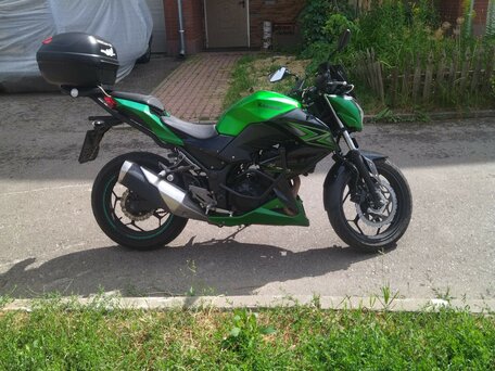2016 Kawasaki Z 300, зелёный, 370000 рублей, вид 1