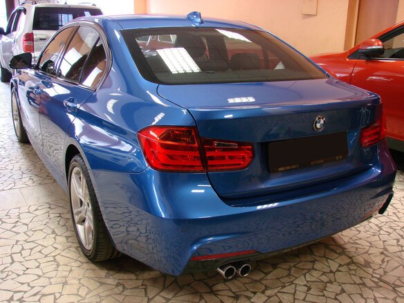 2012 BMW 3 серии 328i xDrive VI (F3x), синий - вид 2
