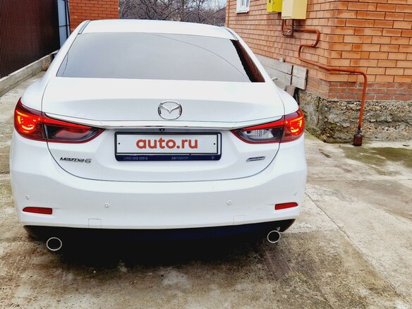 2016 Mazda 6 III (GJ) Рестайлинг, белый, 1950000 рублей - вид 13