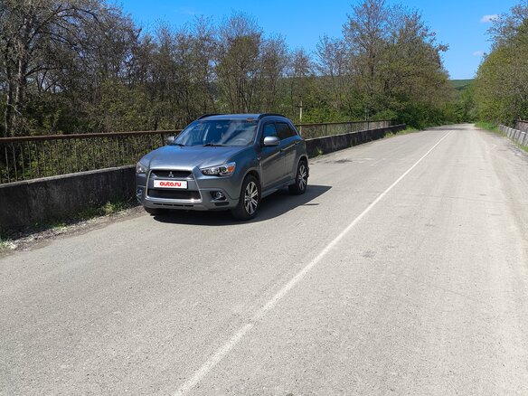 2014 Mitsubishi ASX I Рестайлинг, серый, 1250000 рублей - вид 4