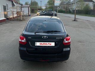 2016 Lada (ВАЗ) Granta I, чёрный, 530000 рублей, вид 2
