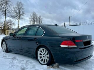 2002 BMW 7 серии 730d IV (E65/E66), чёрный, 1000000 рублей, вид 3