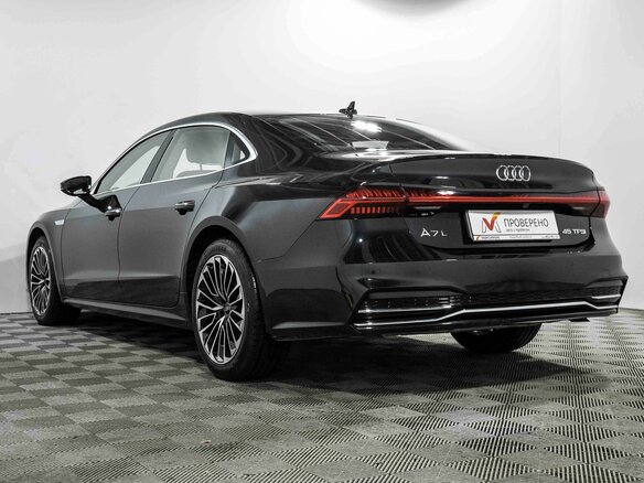 2024 Audi A7 L 45 TFSI II (4K), чёрный - вид 7
