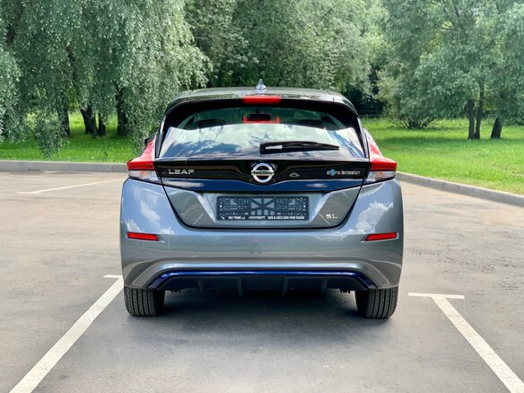 2019 Nissan Leaf II (ZE1), серый - вид 4