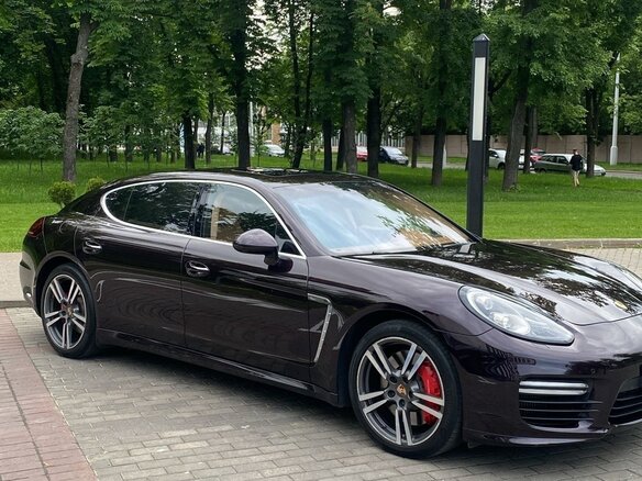 2013 Porsche Panamera Turbo Executive I Рестайлинг, фиолетовый, 3120000 рублей - вид 8