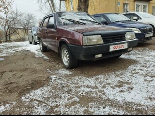 1996 Lada (ВАЗ) 21099, пурпурный, 100000 рублей, вид 1