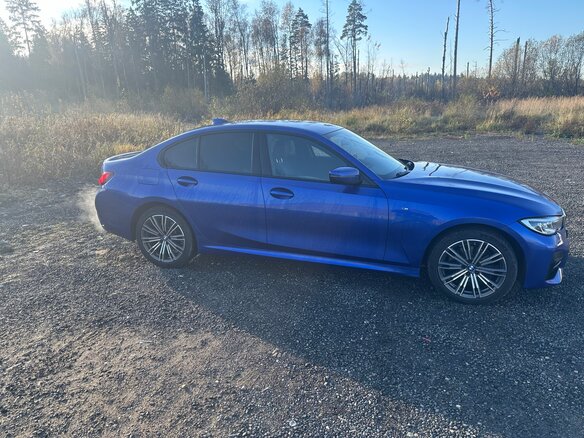 2021 BMW 3 серии 320i xDrive VII (G2x), синий, 3300000 рублей - вид 5