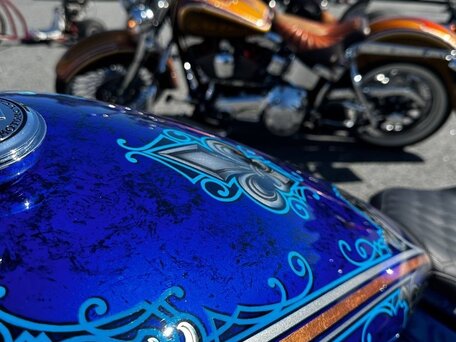 2009 Harley-Davidson Rocker C, синий, 2500000 рублей, вид 4