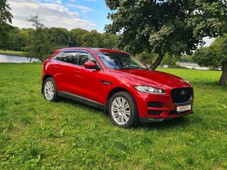 2019 Jaguar F-Pace I, красный, 3790000 рублей, вид 3