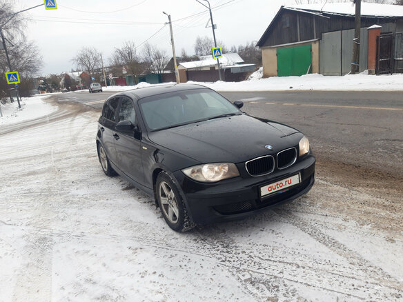 2008 BMW 1 серии 116i I (E81/E82/E87/E88) Рестайлинг, чёрный, 790000 рублей - вид 4