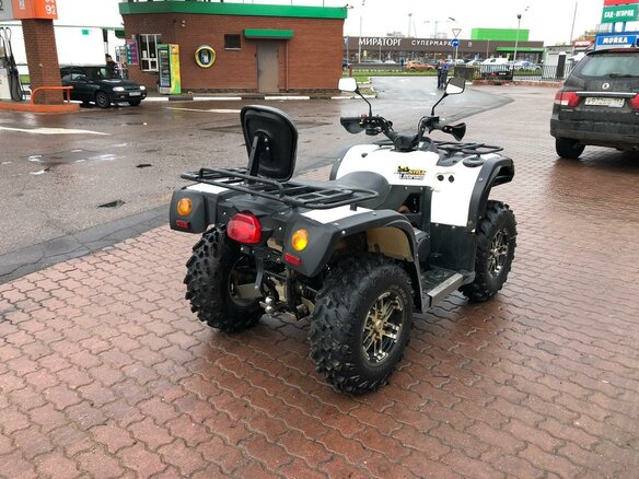2015 Stels ATV-600YS Leopard, белый - вид 4