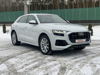 2019 Audi Q8 55 TFSI I (4M), белый, 6900000 рублей, вид 2