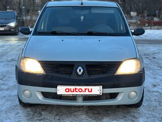 2008 Renault Logan I, серебристый, 350000 рублей, вид 1