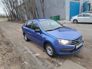 2021 Lada (ВАЗ) Granta I Рестайлинг, синий, 515000 рублей, вид 2