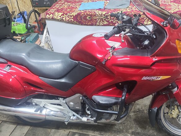 1999 Honda NT650V Deauville, красный, 350000 рублей - вид 10