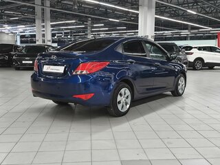 2016 Hyundai Solaris I Рестайлинг, синий, 985000 рублей, вид 3