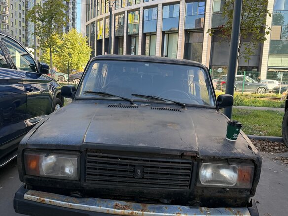 2007 Lada (ВАЗ) 2104, чёрный, 40000 рублей