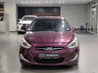 2013 Hyundai Solaris I, фиолетовый, 577000 рублей, вид 2