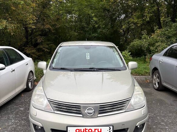 2007 Nissan Tiida I, золотистый, 405000 рублей - вид 1