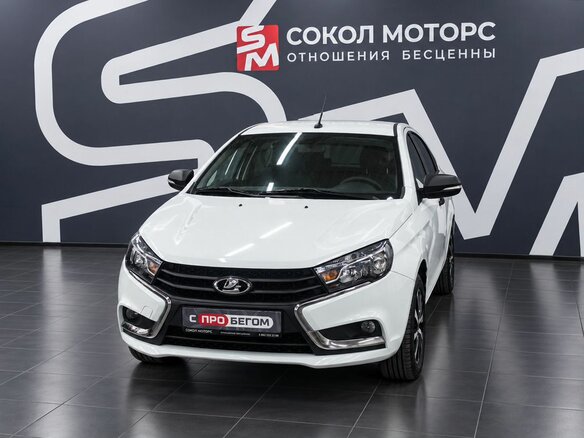 2019 Lada (ВАЗ) Vesta I, белый - вид 3