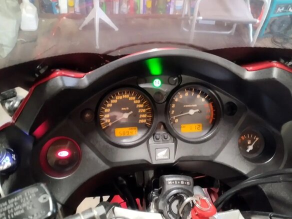 2008 Honda CBF 1000, красный, 520000 рублей - вид 6