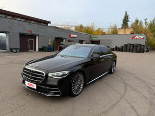 2020 Mercedes-Benz S-Класс 450 Long 4MATIC VII (W223), чёрный, 7250000 рублей, вид 1