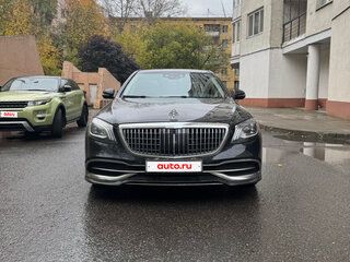 2019 Mercedes-Benz Maybach S-Класс 560 I (X222) Рестайлинг, чёрный, 4500000 рублей, вид 1