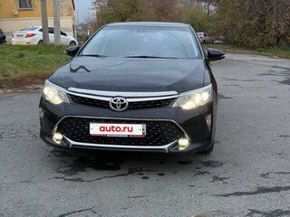 2018 Toyota Camry VII (XV50) Рестайлинг 2, чёрный, 2150000 рублей, вид 1