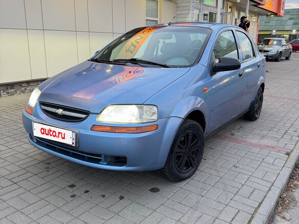 2004 Chevrolet Aveo I, голубой