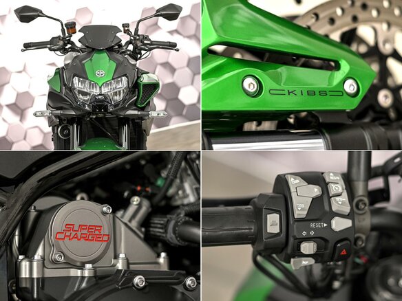 2025 Kawasaki Z H2, зелёный, 1677000 рублей - вид 9