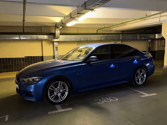 2018 BMW 3 серии 320d xDrive VI (F3x) Рестайлинг, синий, 2950000 рублей - вид 16