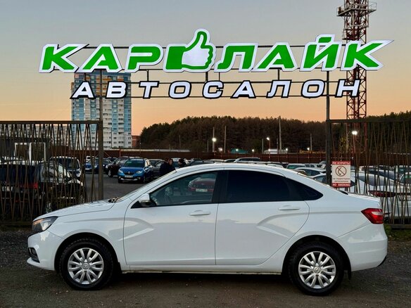 2017 Lada (ВАЗ) Vesta I, белый, 730000 рублей - вид 3