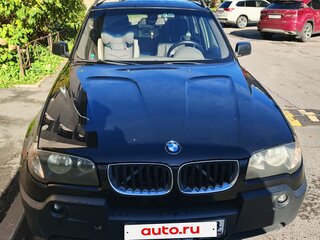 2004 BMW X3 25i I (E83), чёрный, 930000 рублей, вид 2