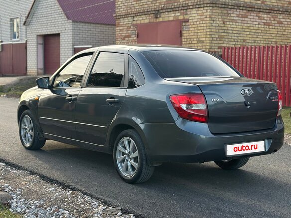 2016 Lada (ВАЗ) Granta I, серебристый, 255500 рублей - вид 9