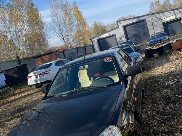 2013 Lada (ВАЗ) Priora I Рестайлинг, чёрный, 570000 рублей - вид 6