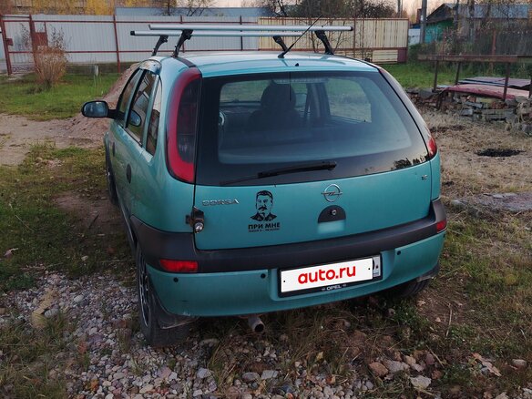 2003 Opel Corsa C, зелёный, 220000 рублей - вид 2