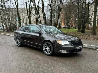 2012 Skoda Superb II, коричневый, 1150000 рублей, вид 3