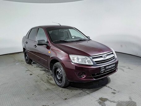 2013 Lada (ВАЗ) Granta I, красный, 220000 рублей, вид 3