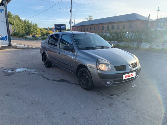 2004 Renault Symbol I Рестайлинг, серый, 270000 рублей - вид 6