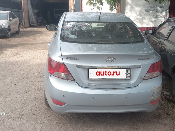 2011 Hyundai Solaris I, голубой, 670000 рублей