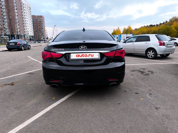 2012 Hyundai Sonata VI (YF), чёрный, 1210000 рублей - вид 5